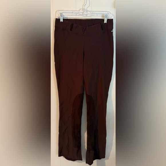 Kerrits Microcord Bootcut Tight Extended Knee Patch Pants Brown Size XL - Picture 1 of 6